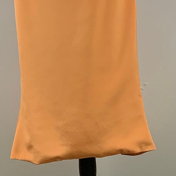 Nardos Orange Formal Midi Dress Size Small - Picture 3 of 9
